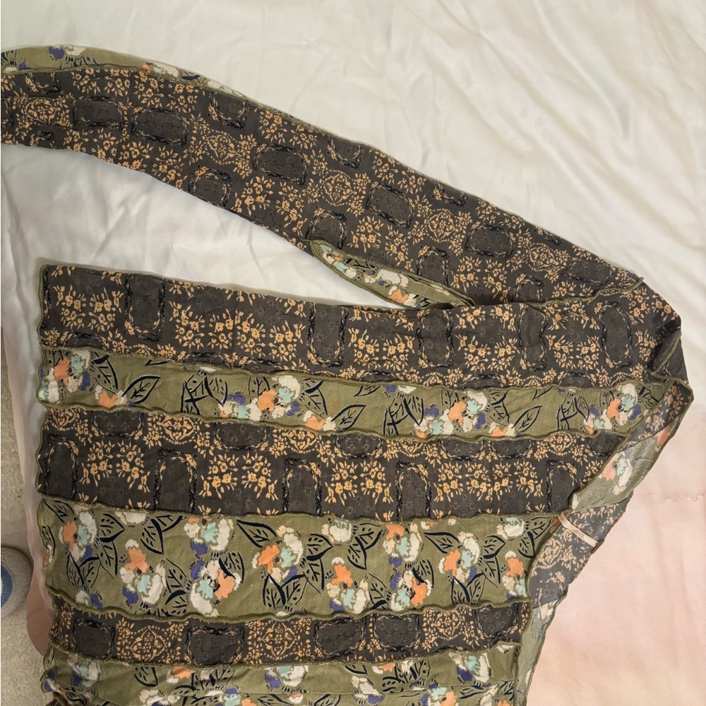 Floral Patterned 1 Shoulder Top